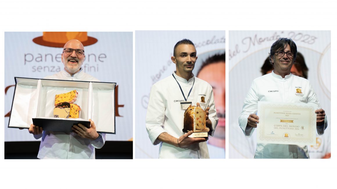 I vincitori di Panettone senza confini alla finale di Coppa del Mondo del Panettone